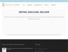 Tablet Screenshot of pillarandstone.com